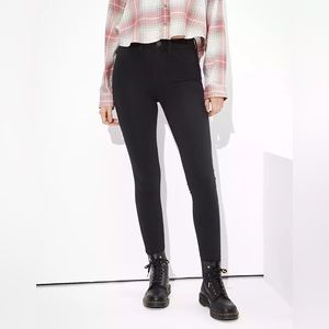 NEW American Eagle High-Waisted Jegging Black